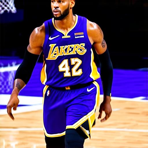 Who is number 42 on the Lakers?