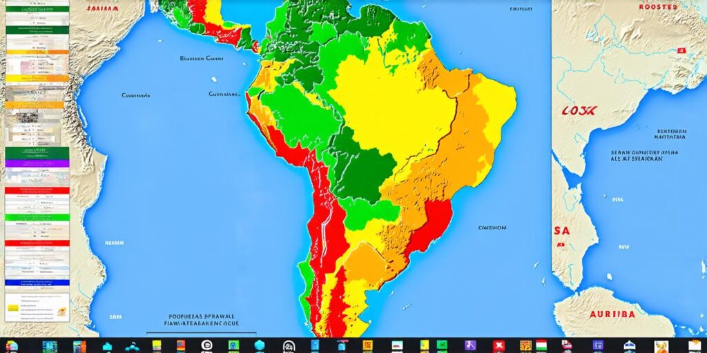 Are there 17 countries in South America?