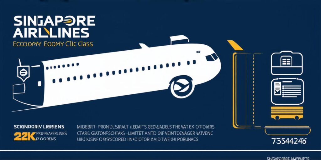 What is the baggage allowance for Singapore Airlines economy class?