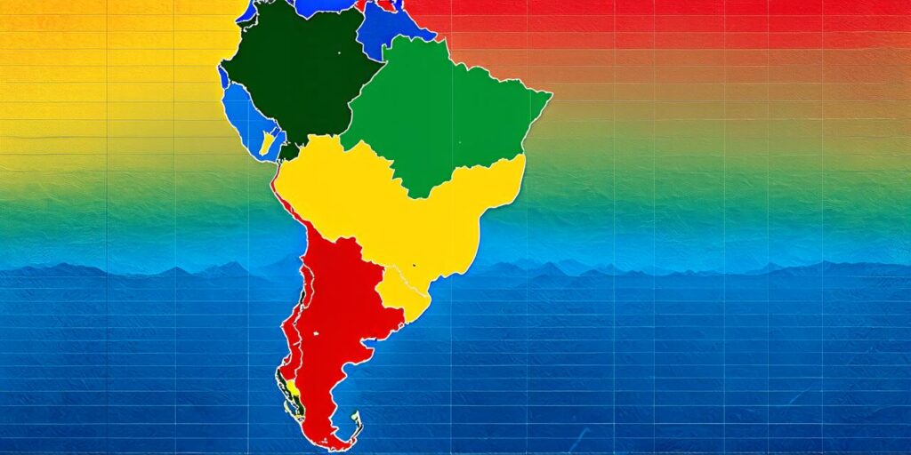 Do 33 countries exist in South America?