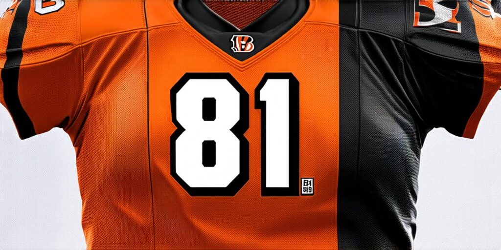 Who wore number 81 for the Bengals?