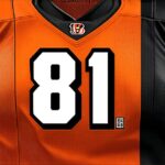 Who wore number 81 for the Bengals?