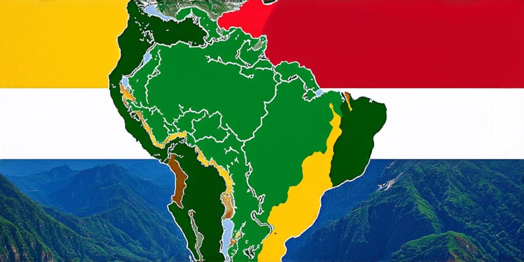 Are there eighteen nations in South America?