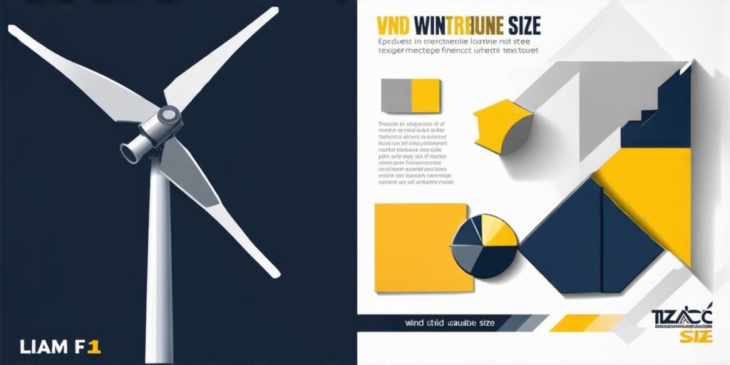 What is the size of the Liam F1 wind turbine?